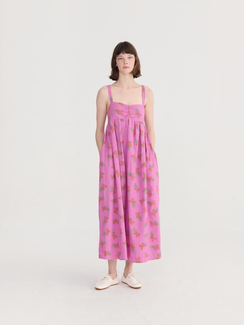 Bobo Choses Juicy Tomatoes Pattern Strap Dress Kleid Damen lila